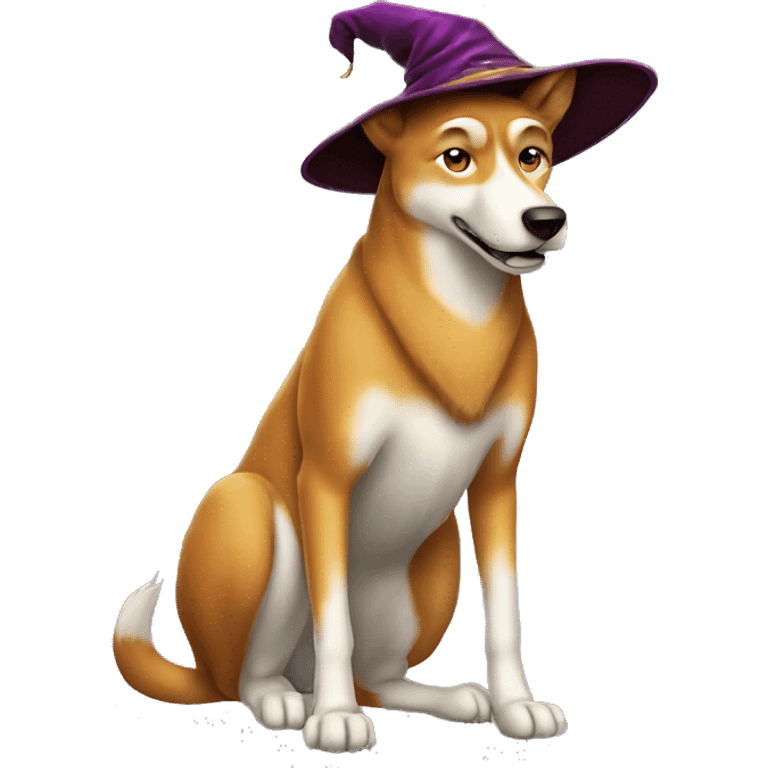 A British dingo wizard emoji