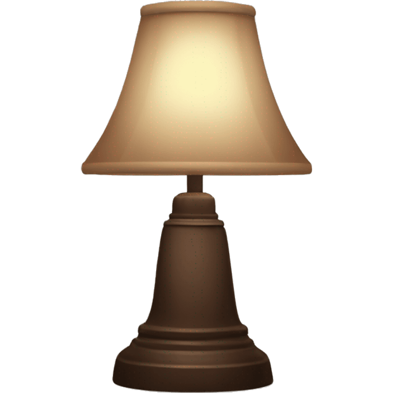 brown loft lamp realistic emoji