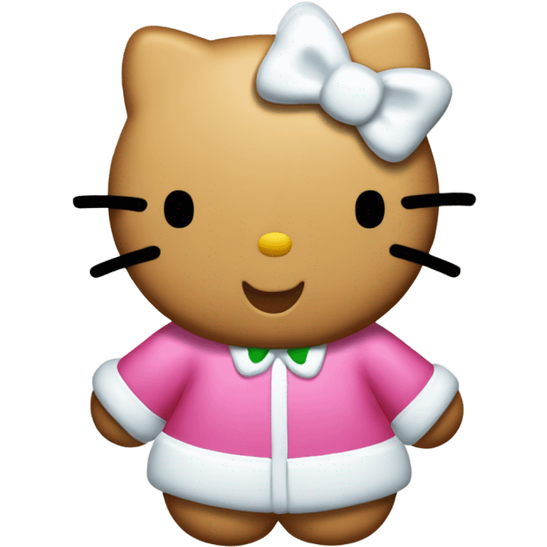 Hello kitty galleta navidad  emoji