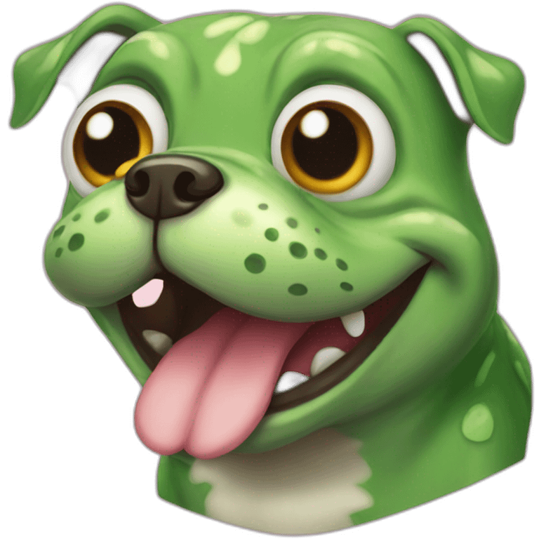 Frog dog emoji