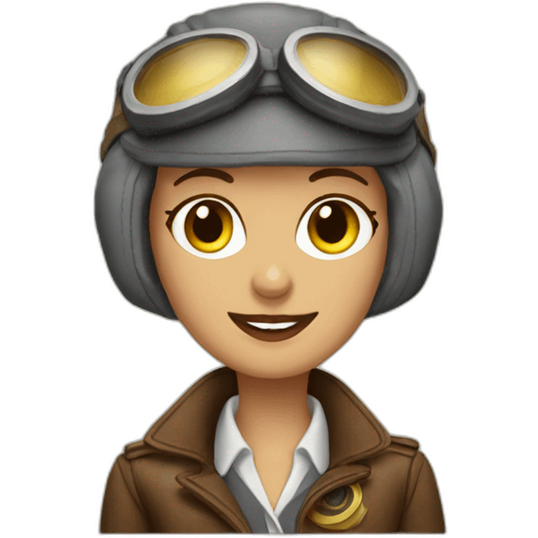 Amelia Earhart emoji