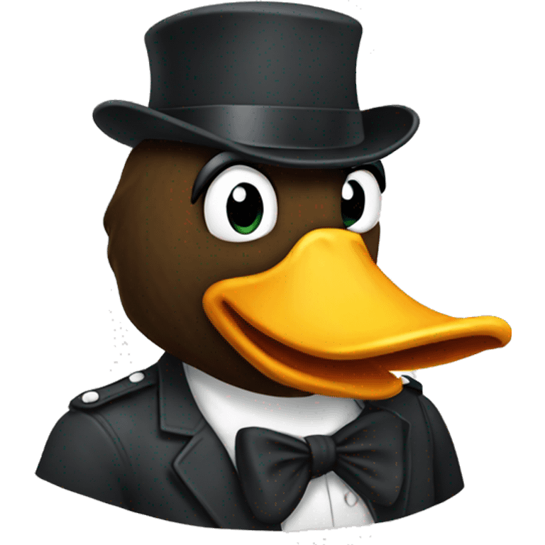 Mad duck emoji