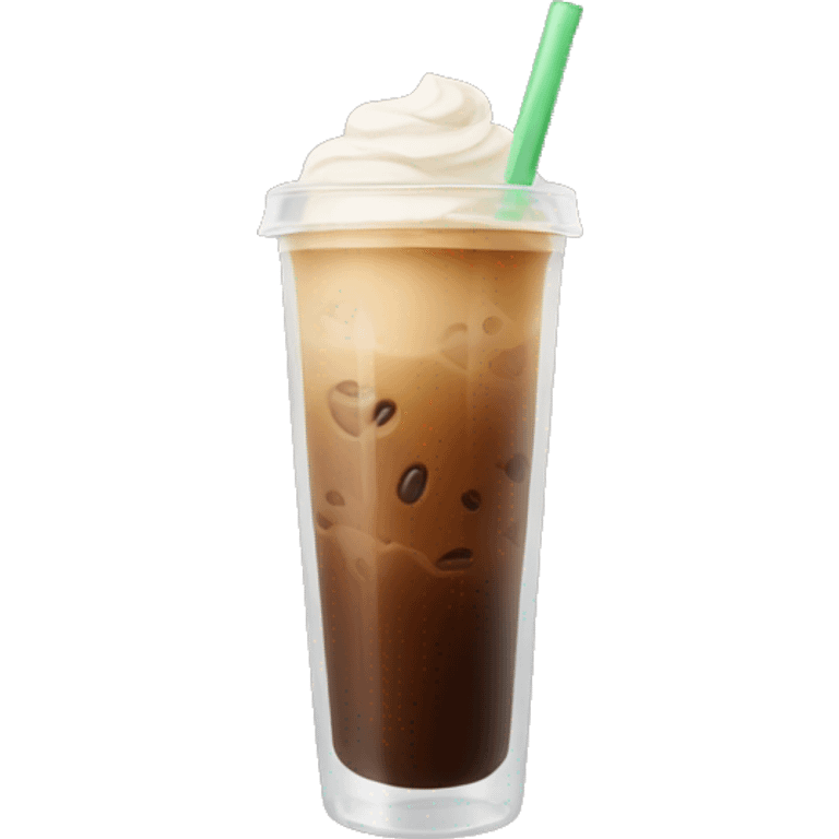 Ice coffee emoji