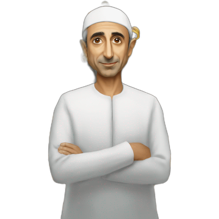 eric zemmour embrassant un musulman emoji