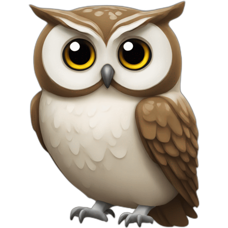 owl called Amoska emoji