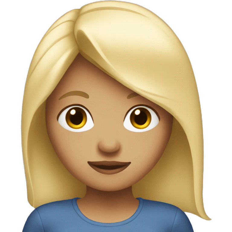 Blonde girl emoji