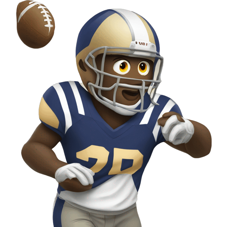 Football player with potato emoji