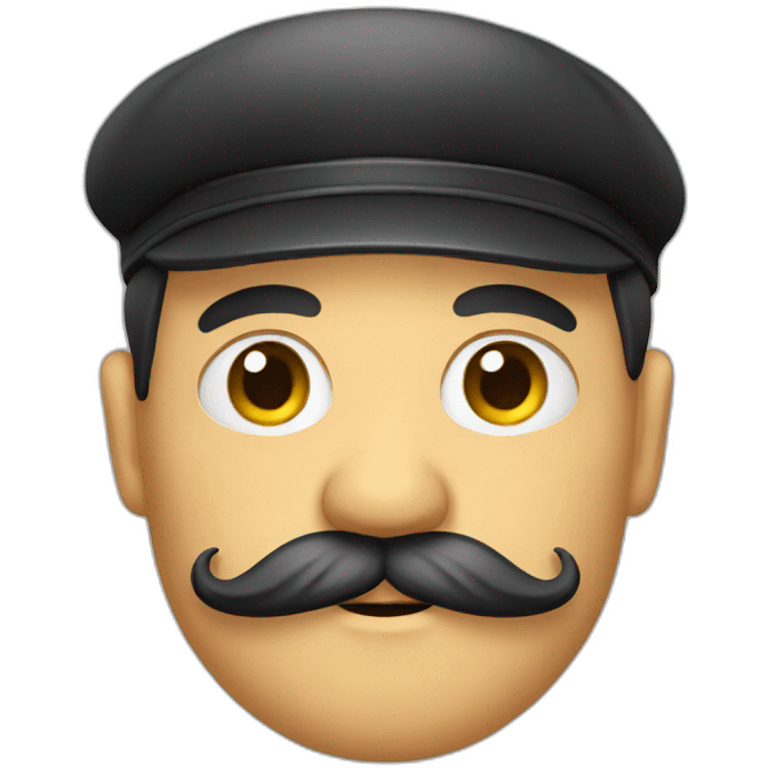 German with mustache  emoji