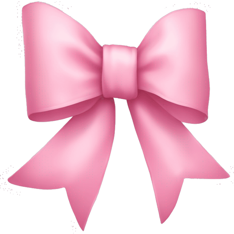 light pink ribbon bow emoji