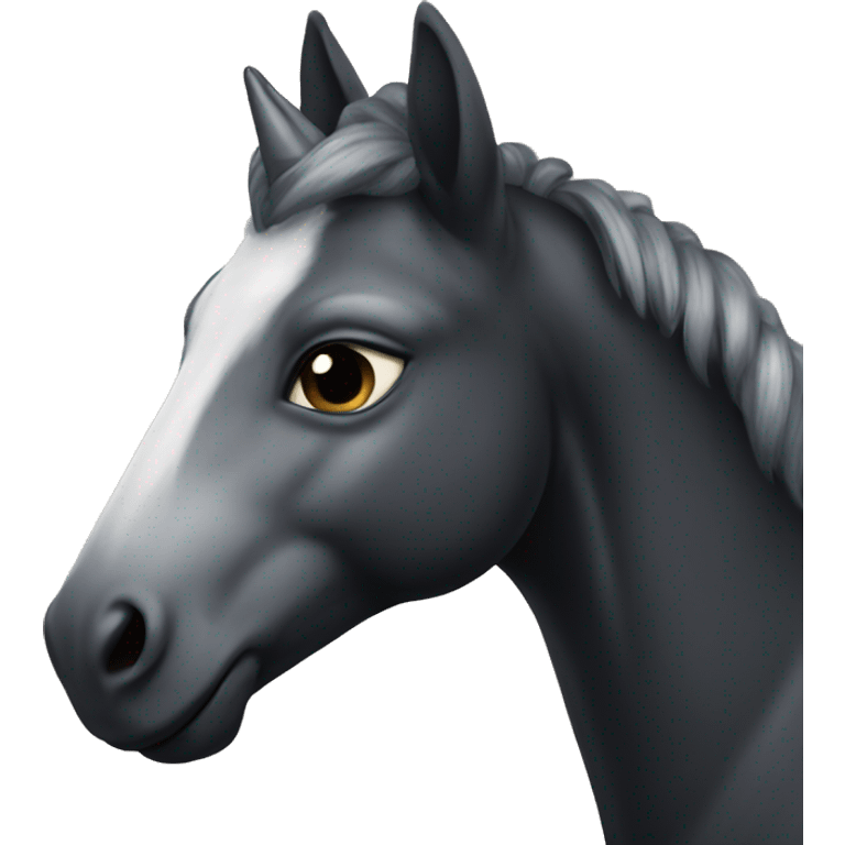 black licorne emoji