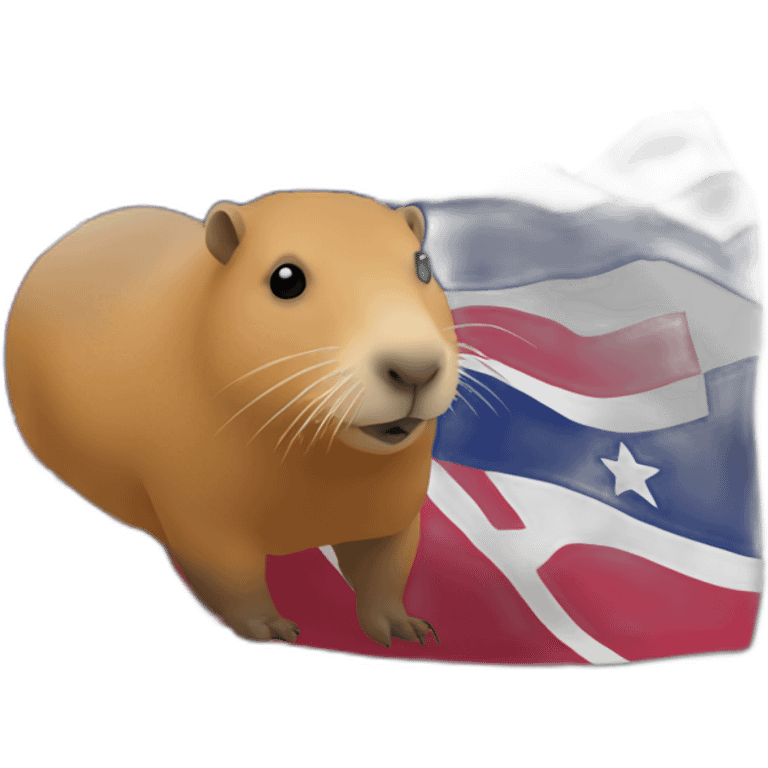 Capybara flag emoji