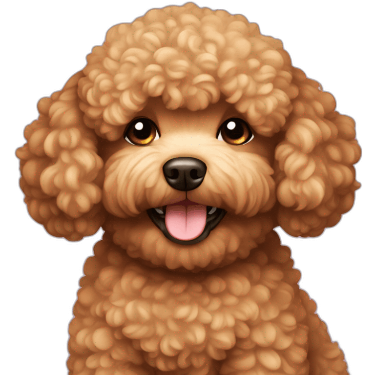 fat toy poodle emoji