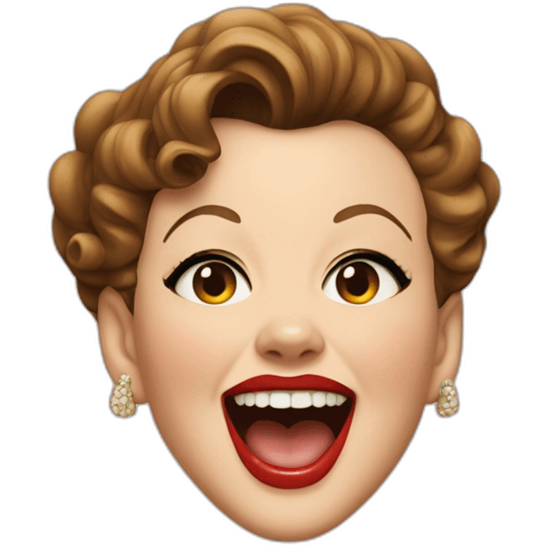 Judy garland with human teeth emoji