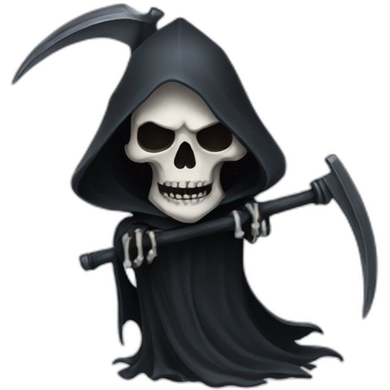 Grim reaper from the future emoji