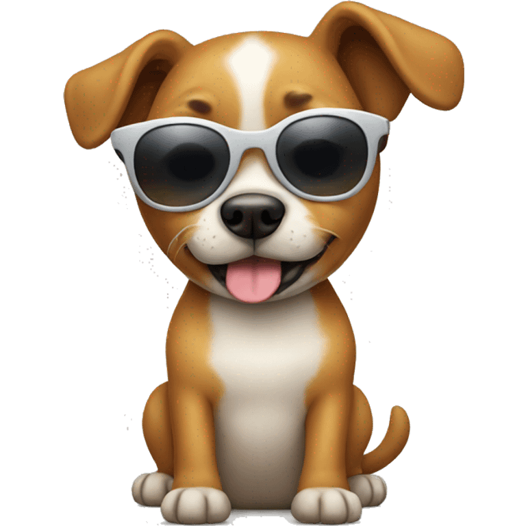 Dog with Sunglass  emoji