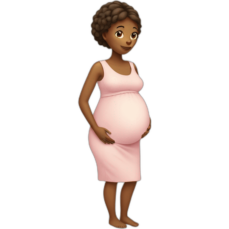 pregnant woman emoji