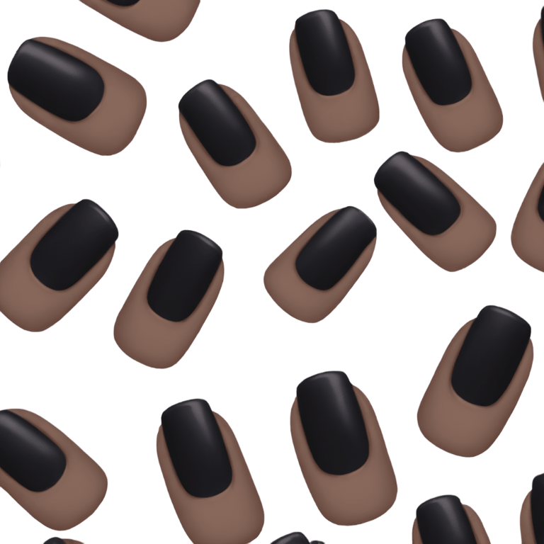 Dark nails aesthetic  emoji