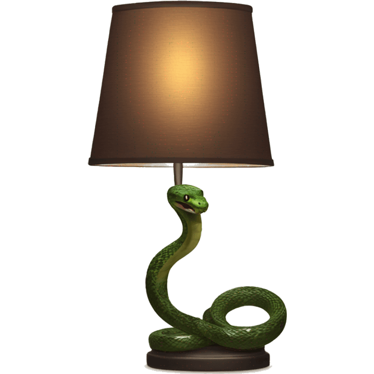 Snake lamp emoji