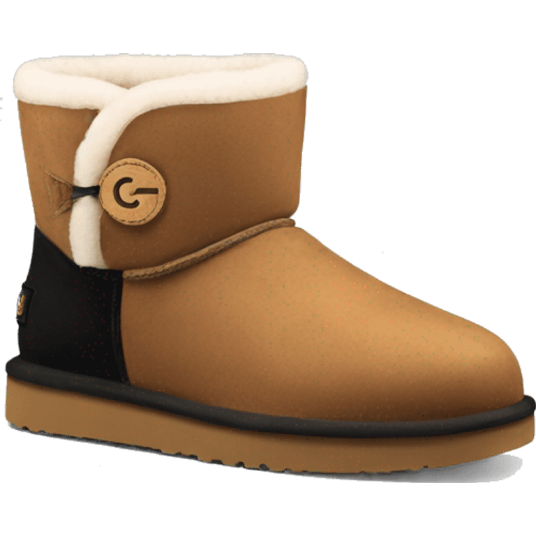 Ugg mini boots black  emoji