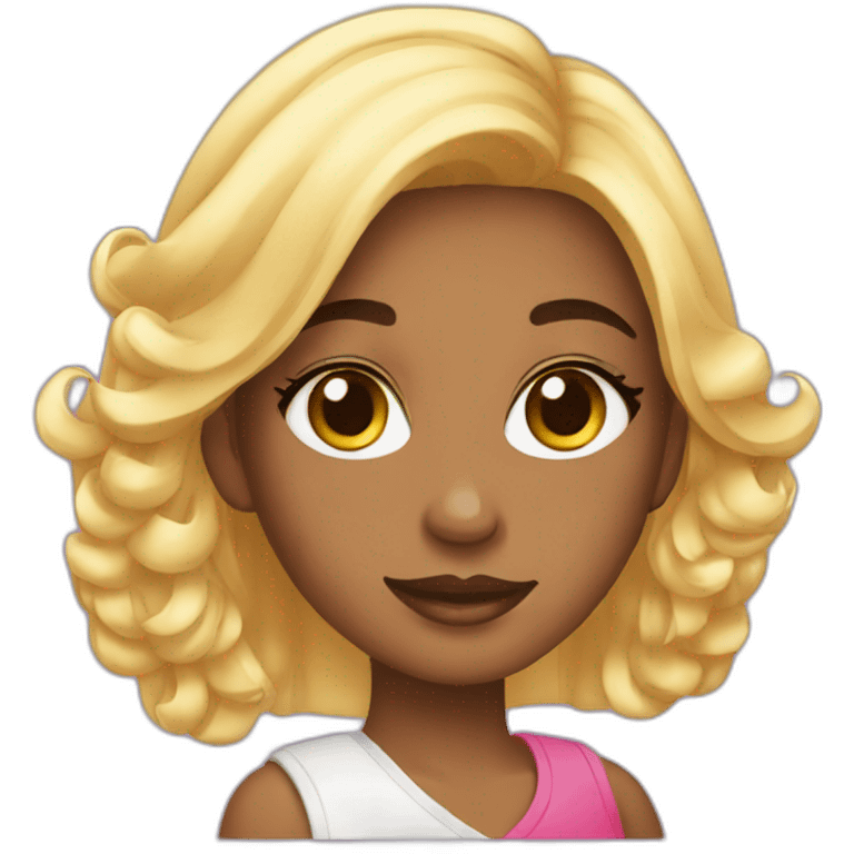 Girl in beauty salon emoji