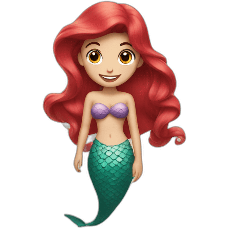 the little mermaid emoji