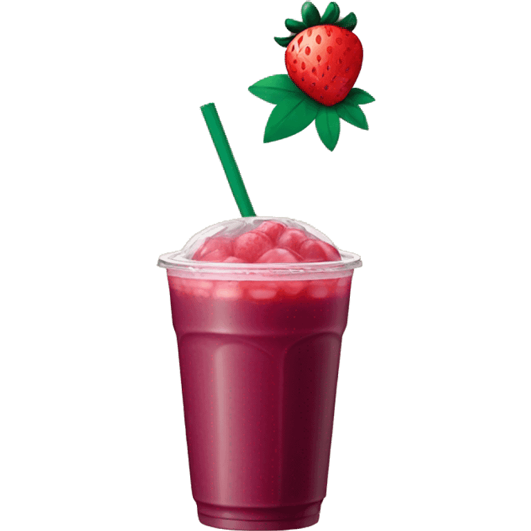 strawberry açaí lemonade from starbucks  emoji