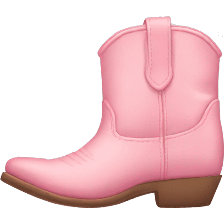 pastel pink cowgirl boots emoji