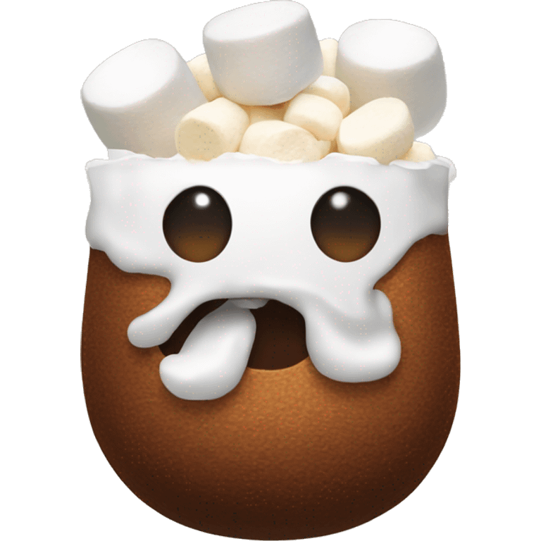 Coco with marshmallows emoji