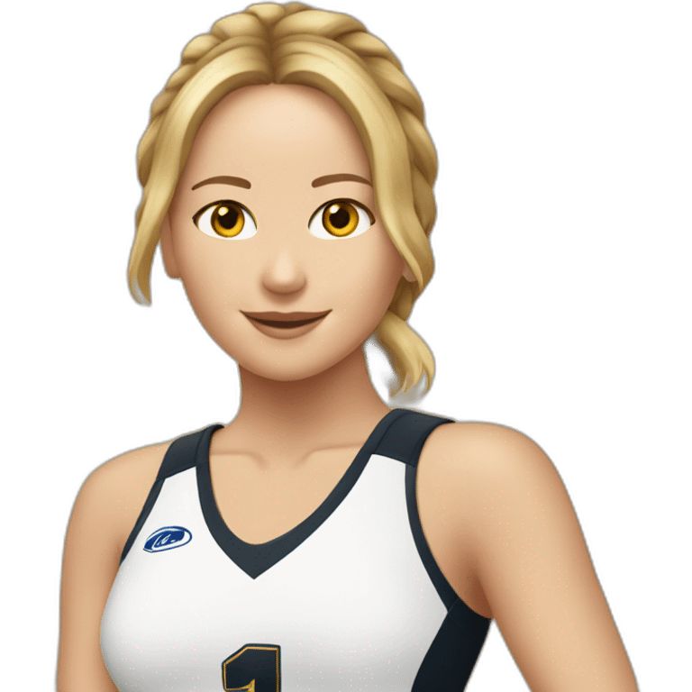 jennifer lawrence playing volleyball emoji