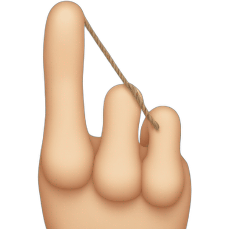 Finger With string emoji