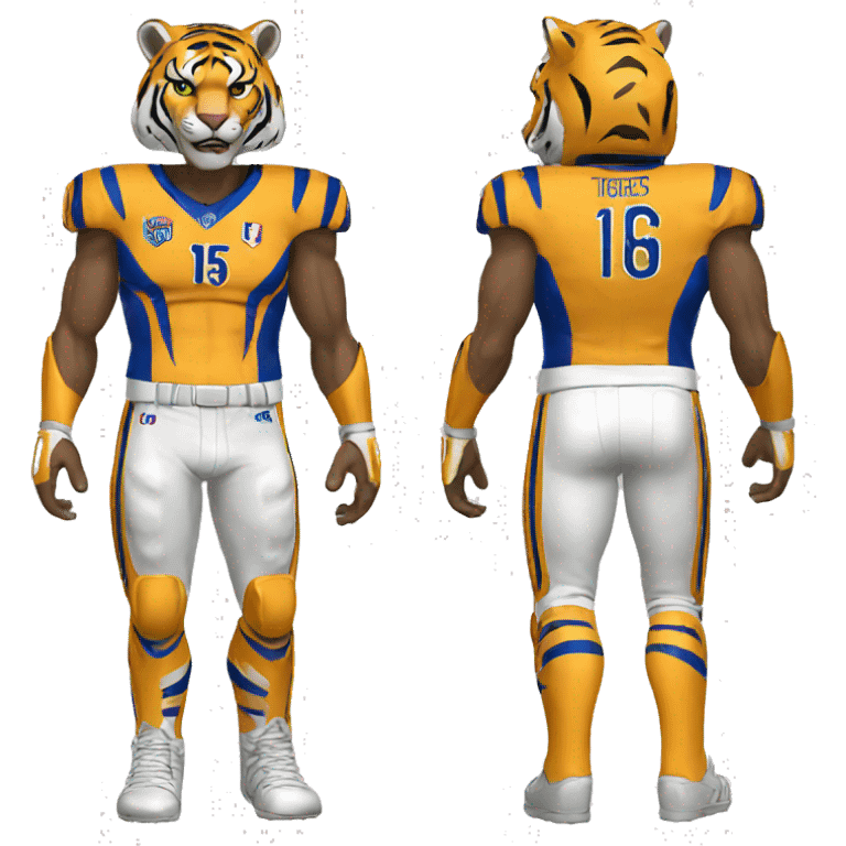 Tigres full body emoji