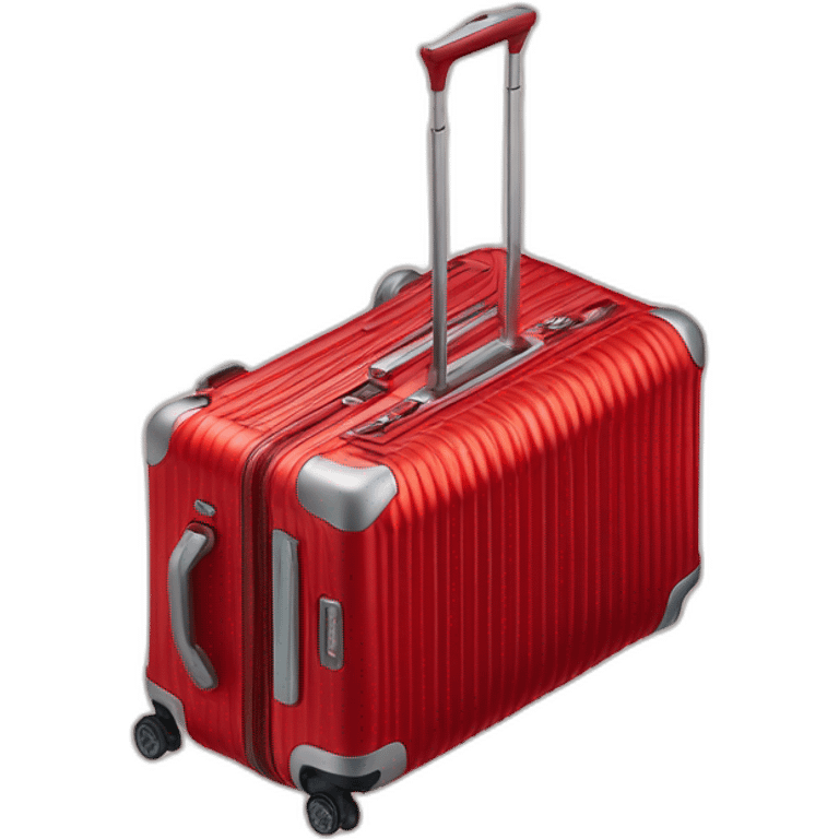 Essential Cabin luggage Red rimowa emoji