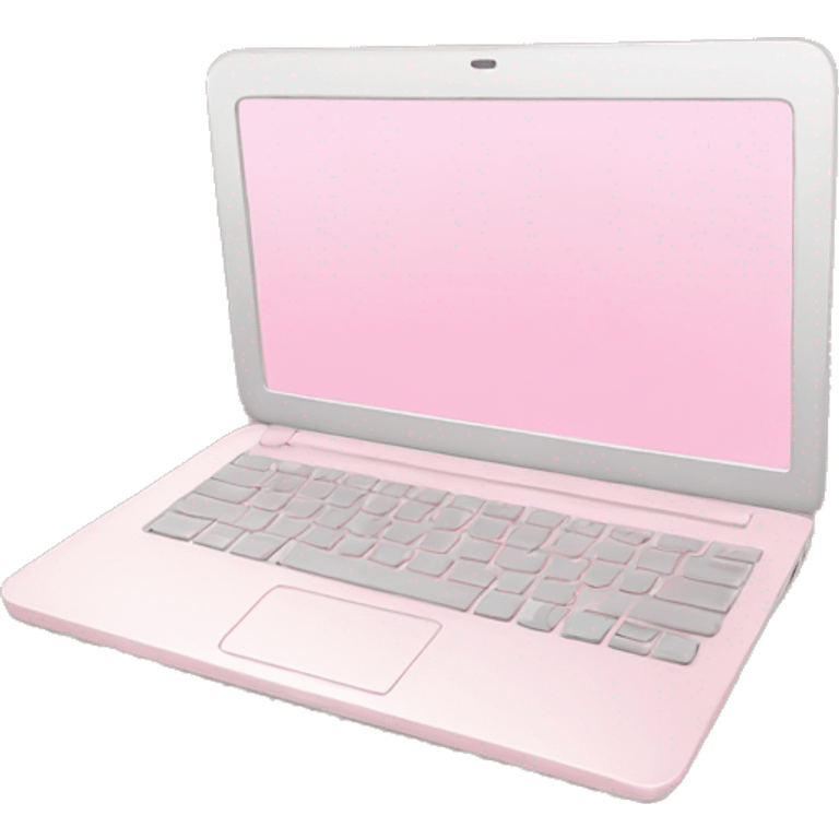 Light pink laptop emoji