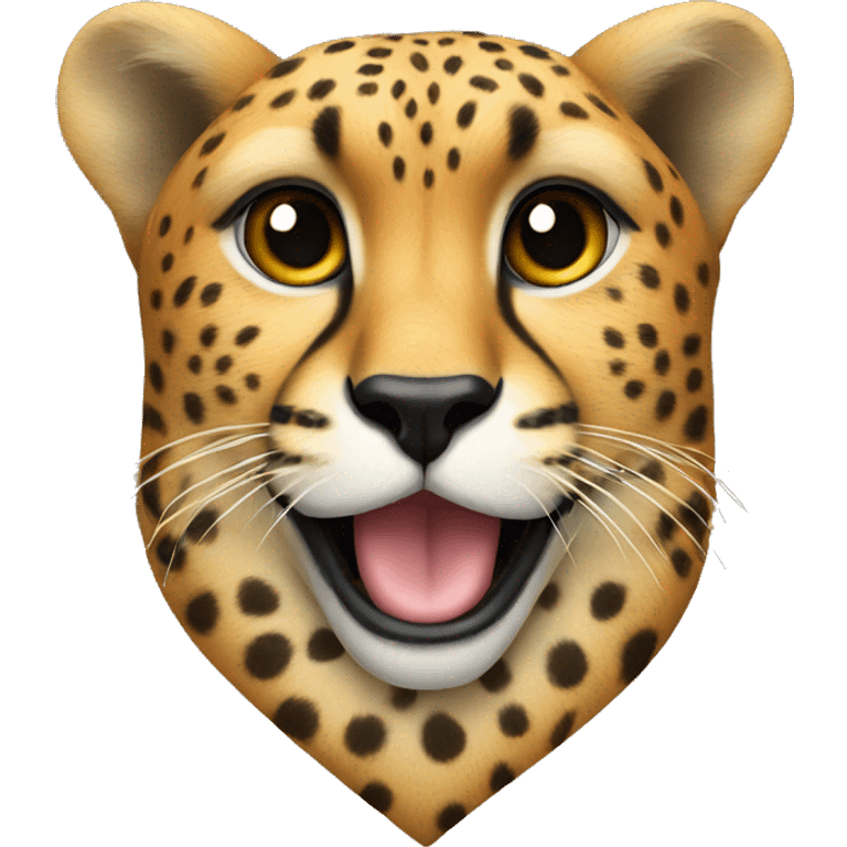 Cheetah heart emoji