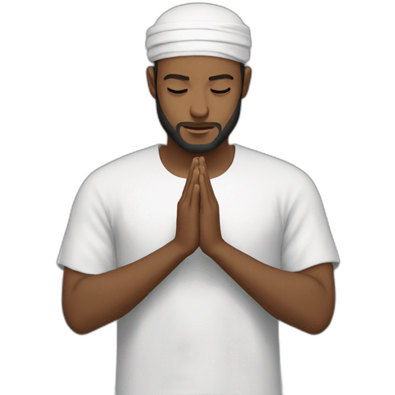 Islam man praying emoji