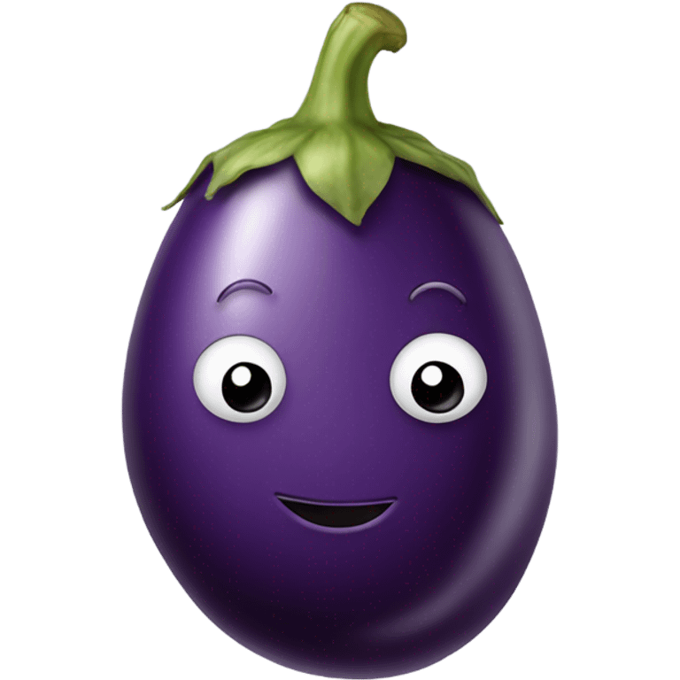 Eggplant with legs emoji