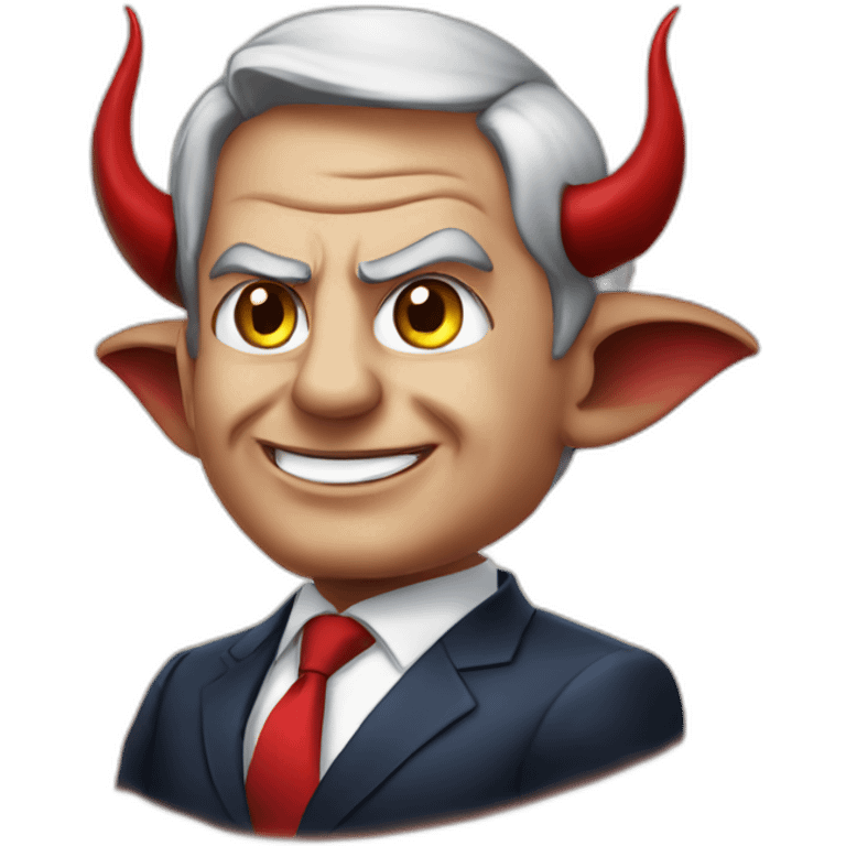 Benjamin-Netanyahu-as-devil emoji