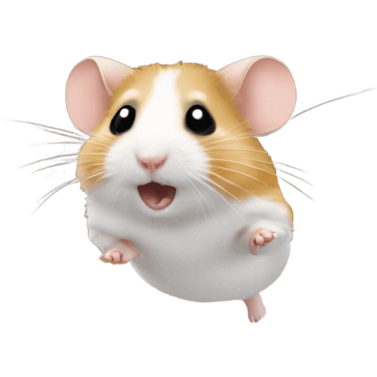 Hamster doing a backflip  emoji