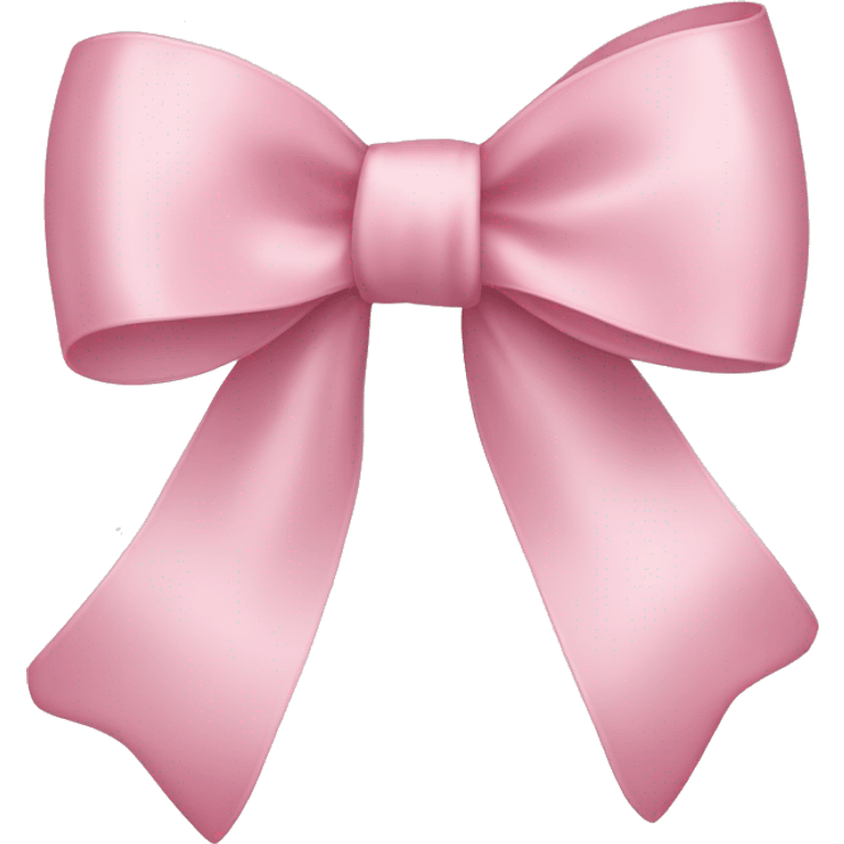 light pink ribbon bow emoji