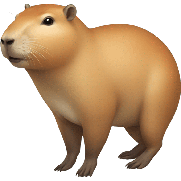 Capybara wearing bikini emoji