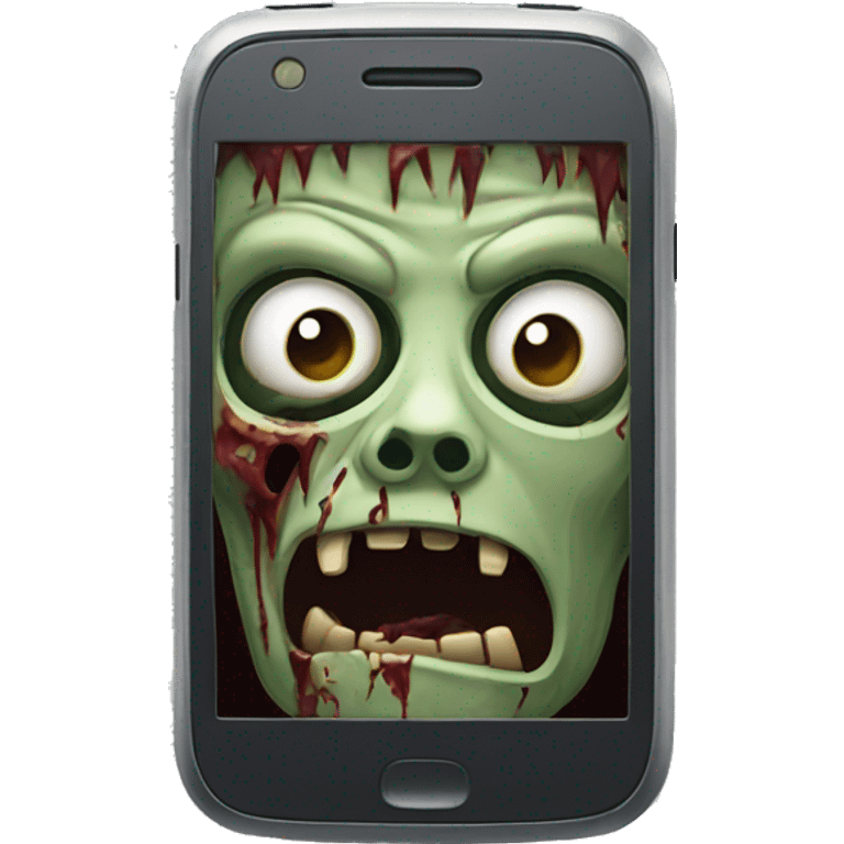 zombie smartphone emoji