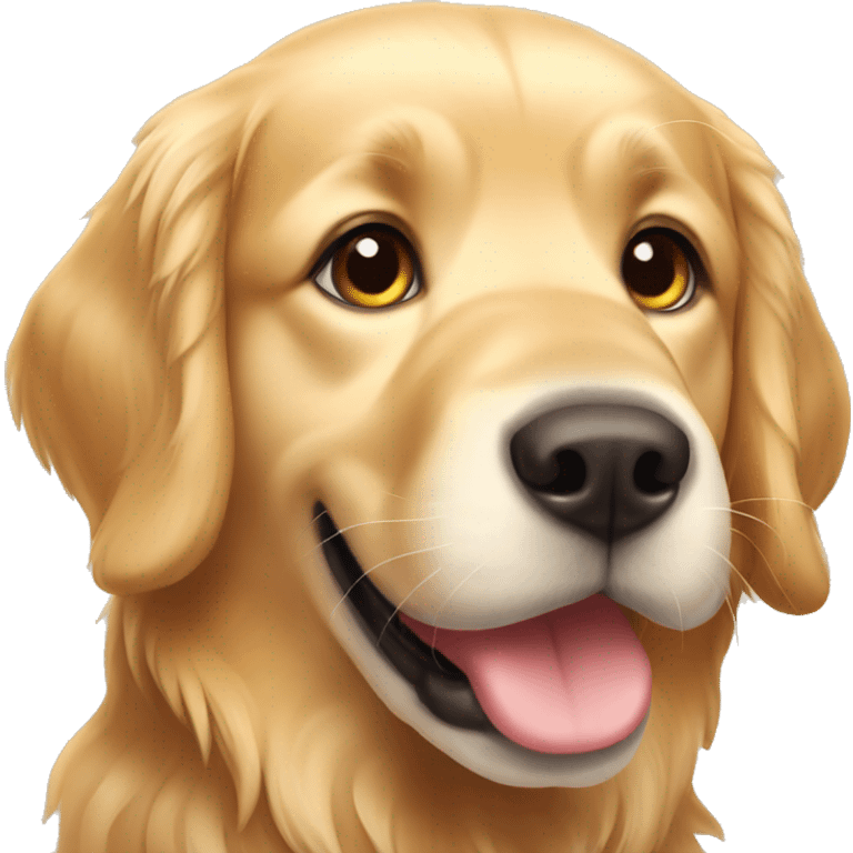 golden retriever cute emoji