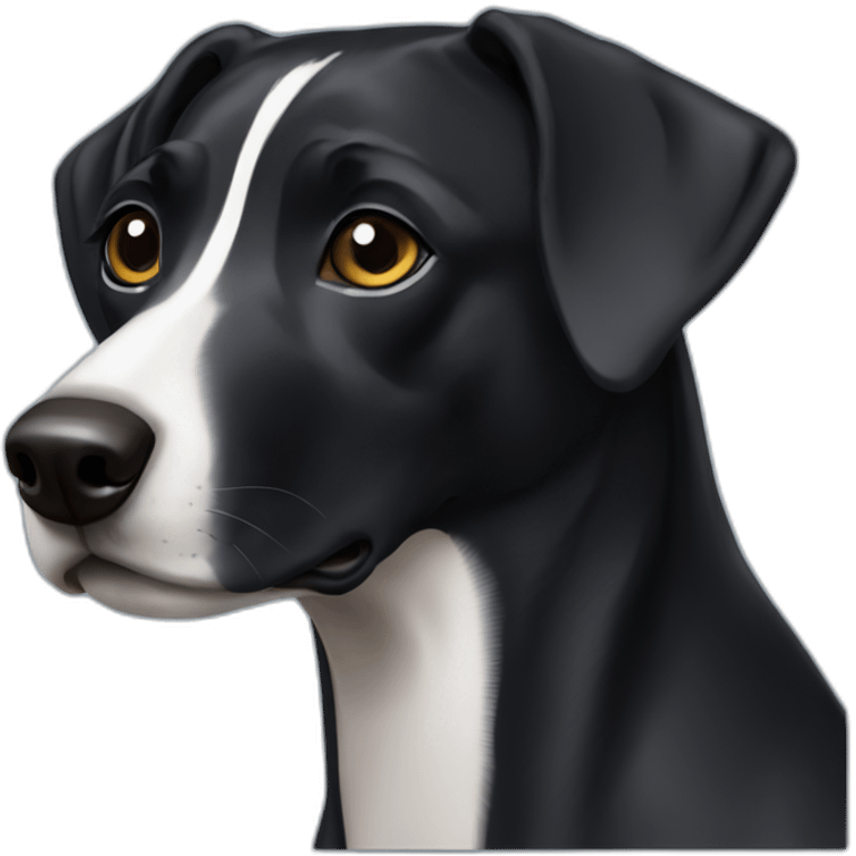 black lab whippet emoji