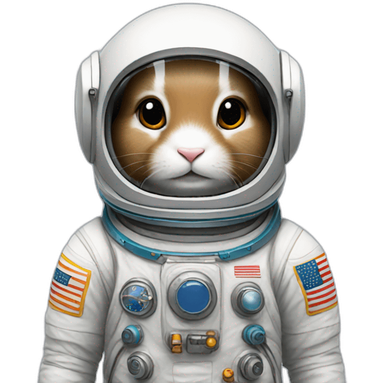 Bunny astronaut emoji