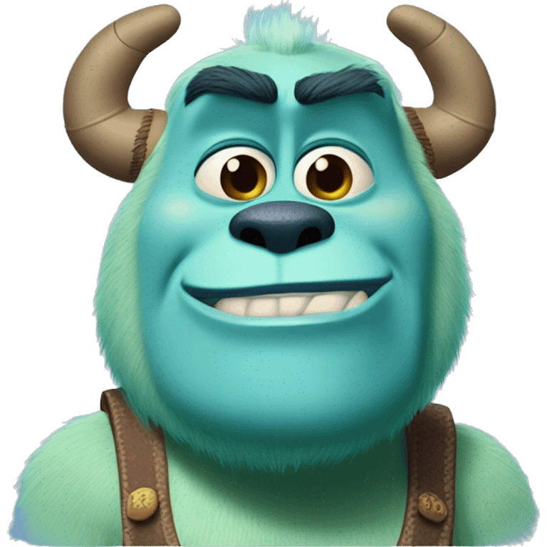 "Sulley" Sullivan de toy story enojado emoji