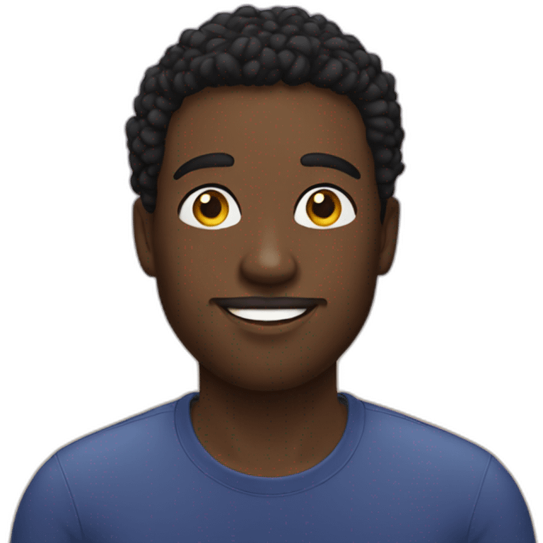 gay black guy emoji