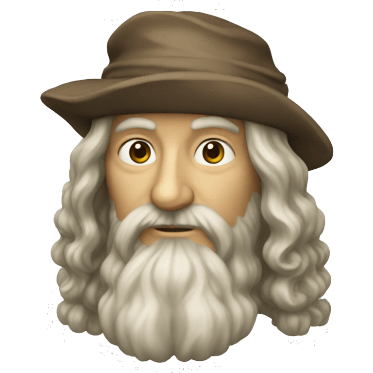 Leonardo da vinci emoji