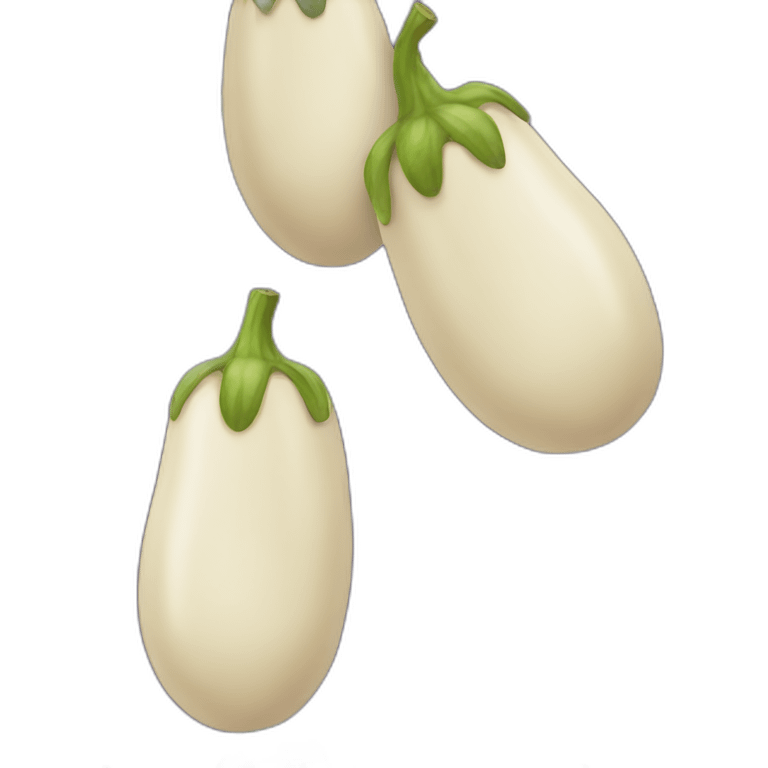 Beige eggplant emoji