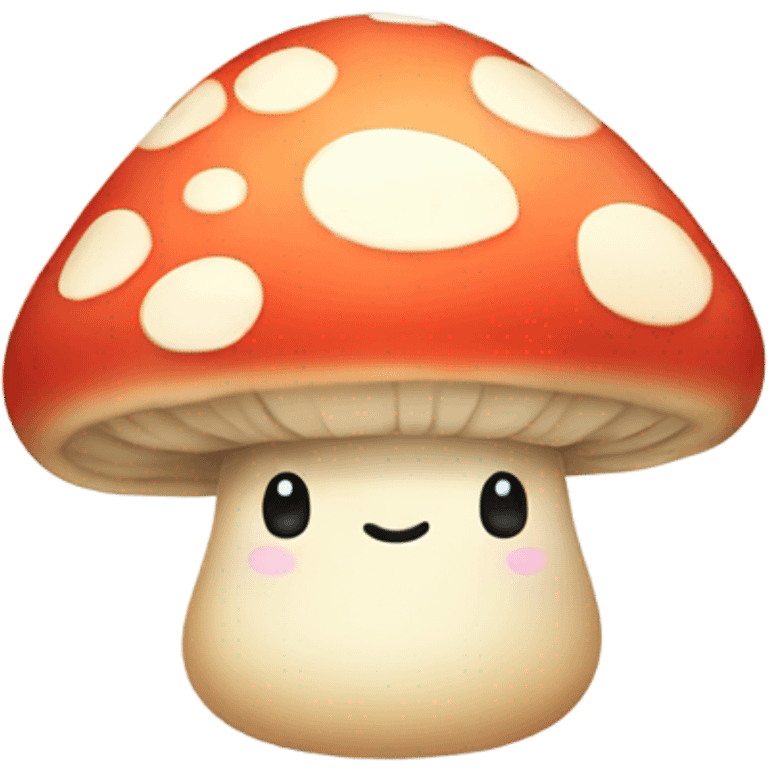 kawaii mushroom emoji