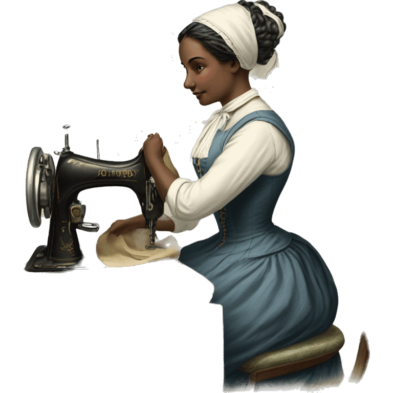 seamstress of the late 19th century emoji